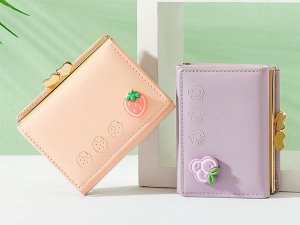 کیف پول زنانه کوچک طرح میوه های برجسته تائومیک میک TAOMICMIC Y8072 wallet Female Purse Cute Foldable Multi-Card