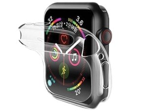 قاب و گلس اپل واچ 40  میلی‌متری سری 4 یوسامز USAMS US-BH485 Full Protector Apple Watch 40 MM