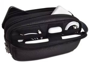 کیف دستی لوازم جانبی مردانه با  قفل رمزدار ویوو WIWU Anti-Theft Salem Pouch