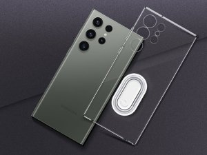 قاب محافظ شفاف اصلی گلکسی اس 23 اولترا سامسونگ Samsung Clear Gadget EF-XS918 Galaxy S23 Ultra Case