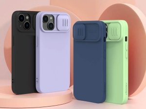 قاب سیلیکونی مگنتی آیفون 15 پلاس نیلکین Nillkin Apple iphone 15 plus CamShield Silky magnetic silicone case