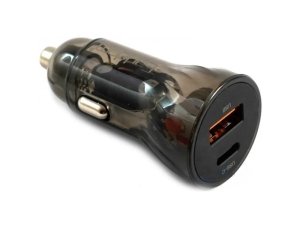 شارژر فندکی فست شارژ ماشین تایپ سی 48 وات طرح شفاف ارلدام ES-CC17