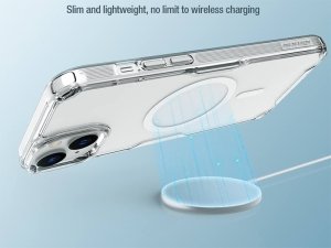 قاب محافظ ژله ای مگنتی آیفون 15 نیلکین Nillkin Nature TPU Pro Magnetic case for Apple iPhone 15