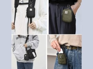 کیف لوازم جانبی ضدآب دارای قلاب اتصال ویوو Wiwu QPOUCHBLK Q Pouch