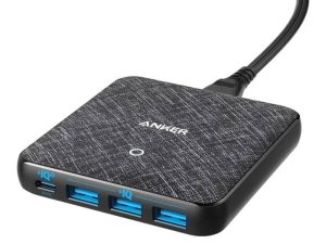 پاورهاب یو اس بی و تایپ سی 4 پورت 65 وات انکر Anker PowerPort Atom III Slim A2045