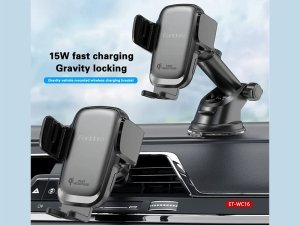 هولدر و شارژر بی سیم گوشی موبایل ارلدام Earldom model ET-WC16 phone holder
