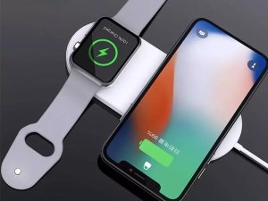 شارژر وایرلس دوکاره دویا DEVIA EA087 Wireless Charger 2 In 1 Smart Phone&Apple Watch