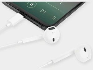 هندزفری سیمی تایپ سی طرح ایرپاد دویا Hands Free Devia Earpods EM048 USB C
