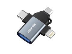 خرید تبدیل OTG چندکاره گرین لاین Green Lion 3 In 1