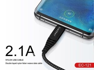 کابل تبدیل یو اس بی به تایپ سی 2.1 آمپر یک متری  ارلدام Earldom TYPE-C cable model EC-121C
