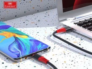 کابل شارژ تایپ سی فست شارژ  2.4 آمپر یک متری ارلدام  Earldom EC-177C 2.4A Fast Charging USB-C Cable