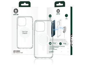 قاب مگ سیف آیفون 13 ضدضربه گرین Green iphone 13 Anti Shock Magsafe Case GNAS360I13