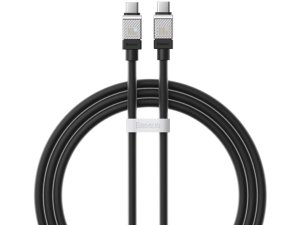 کابل سوپر فست شارژ تایپ سی به تایپ سی 100 وات یک متری بیسوس Baseus CoolPlay Series Fast Charging Cable Type-C - Type-C