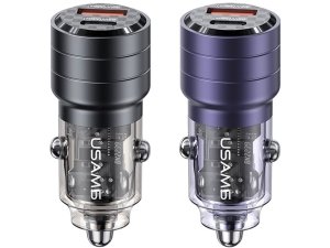 شارژر فندکی فست شارژ ماشین تایپ سی 95 وات یوسامز US-CC176 C36
