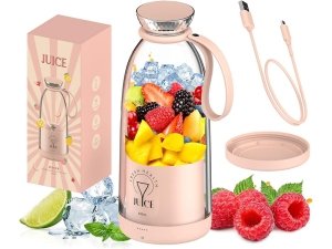 مخلوط کن و اسموتی ساز شارژی قابل حمل 500 میلی‌لیتر مدل F500