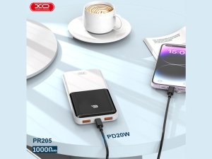 پاوربانک تایپ سی و یو اس بی 22.5 وات 10000 ایکس او PR205