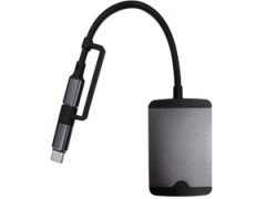 خرید هاب تایپ سی و لایتنینگ مینی 5 درگاه گرین Green 5in1 mini multifunction Hub GN5IN1MINIHBBK