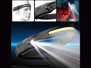 هدلایت شارژی با روشنایی القایی Hedlamp-02 All perspectives Induction Headlamp