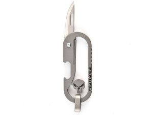 چاقو آنباکسینگ و جاکلیدی تیتانیومی تاشو Multifunctional titanium alloy unboxing folding knife sharp