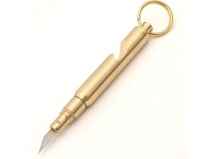 چاقوی آنباکسینگ و دربازکن بطری چندکاره برنجی Brass multifunctional knife