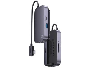 هاب تایپ سی 6 پورت فلزی بیسوس Baseus PadJoy 6-Port Type-C HUB Adapter WKWJ000113
