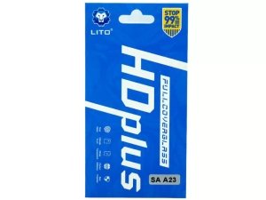 گلس شفاف شیشه ای تمام صفحه گوشی سامسونگ گلکسی آ23 لیتو LITO screen HD Plus model suitable Samsung A23