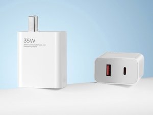 شارژر دیواری فوق سریع اصلی تایپ سی و یو اس بی 35 وات شیائومی Xiaomi 35W Dual-Port Charger (1C+1A) MDY-14-ET