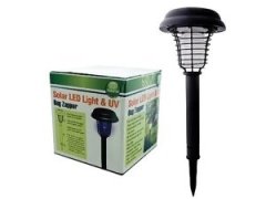 بهترین چراغ سولار مخصوص فضای سبز KOLE IMPORTS Bulk Buys Outdoor Garden Solar LED Light And UV Bug Zapper OC-277