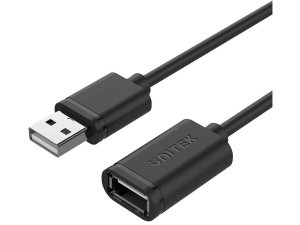 کابل افزایش طول 3 متری USB 2.0 یونیتک Unitek Y-C417GBK USB 2.0 extension cable