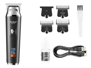 ماشین اصلاح موی سر و صورت شارژی کمی Kemei Hair Trimmer Machine KM-1512