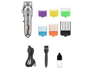ریش تراش و ماشین اصلاح حرفه‌ای شارژی کمی KM-517