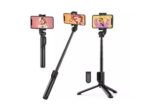 مونوپاد بلوتوثی سه پایه دار وونیو Bluetooth monopod with tripod Vonio model BR21