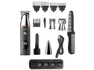 ست ماشین اصلاح موی سر، صورت و بدن شارژی کمی Kemei KM-5857