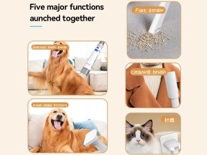 ست ابزار نظافت حیوانات خانگی شارژی کمی Kemei Pets Grooming Tools Set Electric km-cw2098