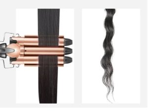 فر کننده و حالت دهنده مو کمی Kemei Titanium Ceramic Curling Iron KM-1010A