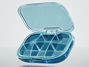جعبه قرص قابل حمل 6 عددی USAR Portable Pill Box