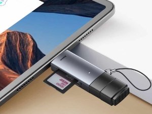 کارت‌ خوان یواس‌بی به تایپ‌سی بیسوس Baseus AirJoy Series Card Reader USB3.0 Single Read WKQX070301