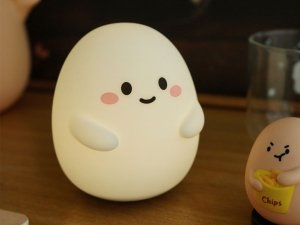 چراغ خواب فانتزی رومیزی شارژی HBK Wangdan night light healing silicone