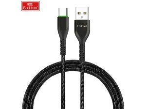 کابل شارژ و دیتای یو اس بی به تایپ سی 2.4 آمپر یک متری ارلدام Earldom EC-125 Type-C Fast Charger Data Cable