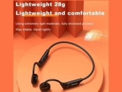 خرید هندزفری گردنی بلوتوثی القای استخوانی ویوو Wiwu Marathon MA 1 Bone Conduction Headsets Bluetooth Sports Earphone with Built-in Memeory Card