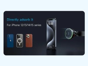 هولدر، شارژر وایرلس و فن خنک کننده گوشی آیفون و اندروید مک دودو Mcdodo Fast Cooling Magnetic Wireless Car Charger CH-511