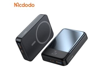 پاوربانک مگنتی 10000 شارژ بی سیم 15 وات و شارژ سیمی تایپ سی 20 وات مک دودو MC-426