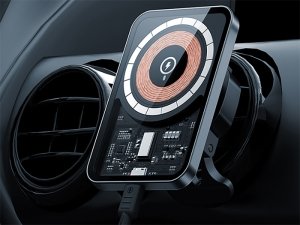 هولدر و شارژر بی سیم گوشی موبایل مگنتی داخل خودرو رسیRecci  RHO-C31 Wireless Car Holder Magnetic Charger