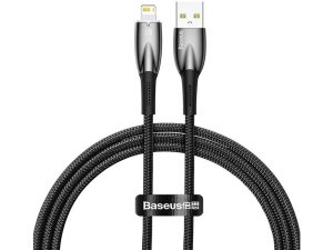 کابل شارژ لایتنینگ 2.4 آمپر یک متری بیسوس Baseus Glimmer Fast Charging Data Cable CADH000201