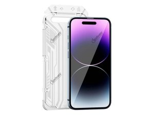 گلس آیفون 15 پرومکس ویوو همراه با ابزار نصب Wiwu Easy instal tempered glass IP15 pro max SQ-005