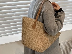 کیف دوشی زنانه حصیری 6787