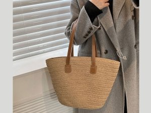 کیف دوشی زنانه حصیری 6787
