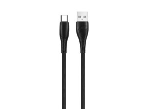 کابل شارژ سریع یو اس بی به تایپ سی  1 متری 2.4 آمپر ارلدام Earldom EC-163 Cable Micro 2.4A 1 m Cable type C 2.4A