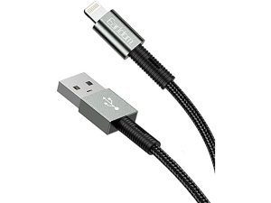 کابل شارژ سریع یو اس بی به لایتنینگ 2.4 آمپر یک متری ارلدام Earldom EC-127i Cable Lightning 2.4A 1.0m