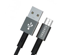 کابل شارژ سریع یو اس بی به میکرو یو اس بی 2.4 آمپر یک متری ارلدام Earldom EC-127M Cable Micro 2.4A 1.0m